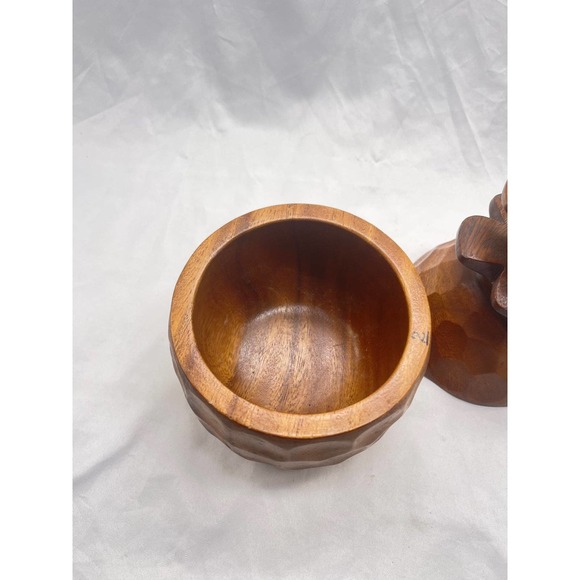 VTG carved wood pineapple - Picture 9 of 12